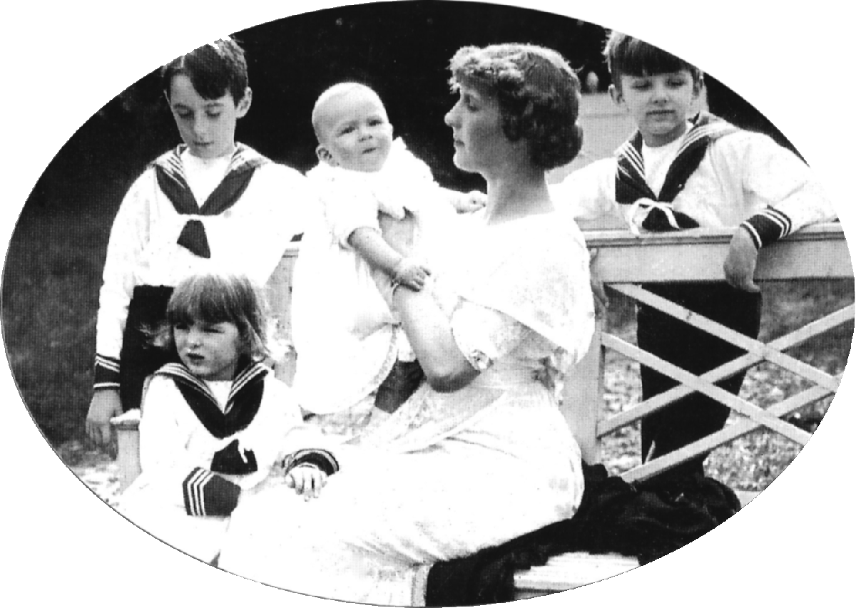 Simonne Legrand et ses enfants
